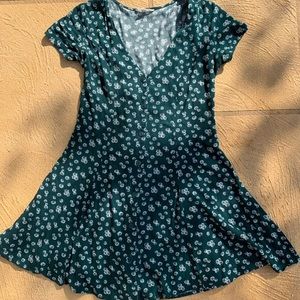 Green floral pacsun dress